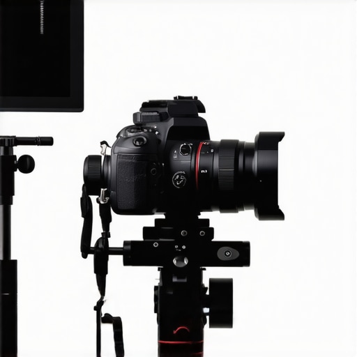 Professional Modular Camera Rig Setup Modern camera rig with modular accessories for filmmaking