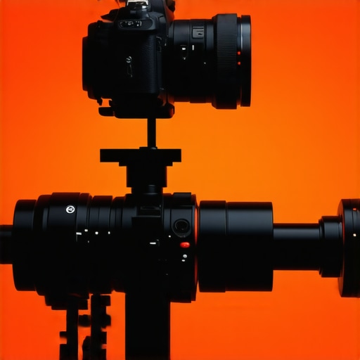 Smart Camera Rig with IoT Sensors Advanced camera rig equipped with IoT sensors for real-time stability monitoring