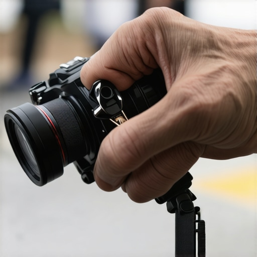 Maintaining Your Camera Support Gear A person performing maintenance on a professional filmmaking camera rig with tools and lubricants.